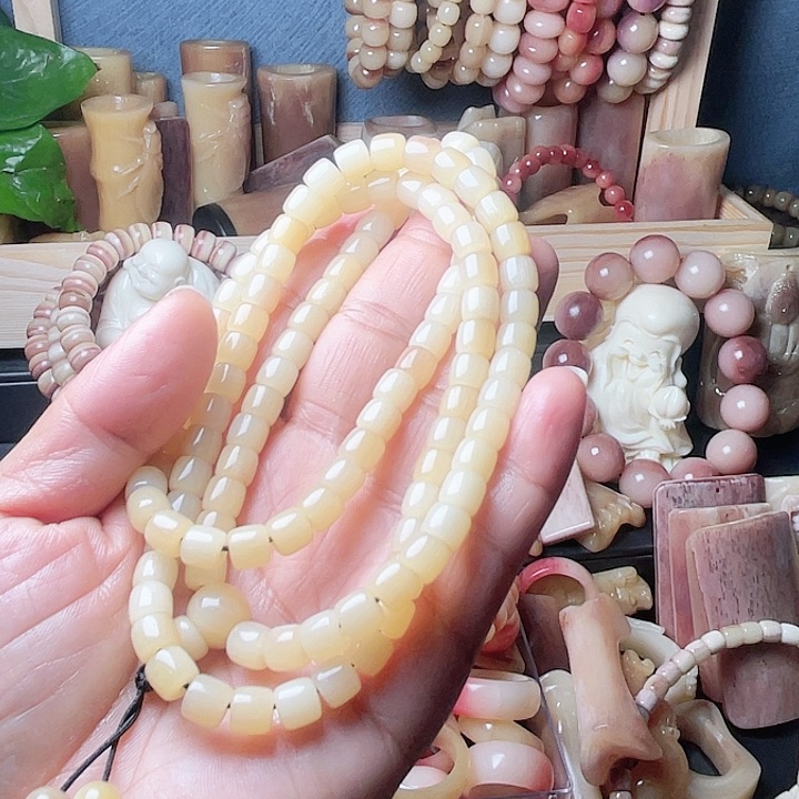 驼骨手串/手链*️****驼骨7✖️6✖️108黄透料