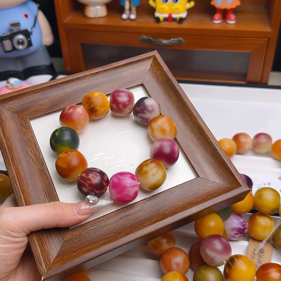 手串菩提根/象牙果卡23干磨桶珠花皮