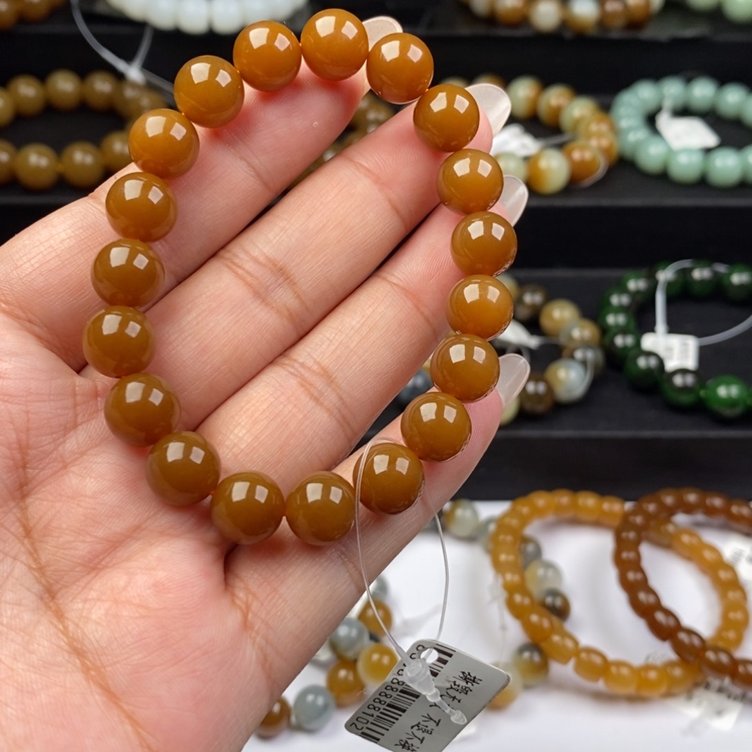 和田玉手串未镶嵌w***e