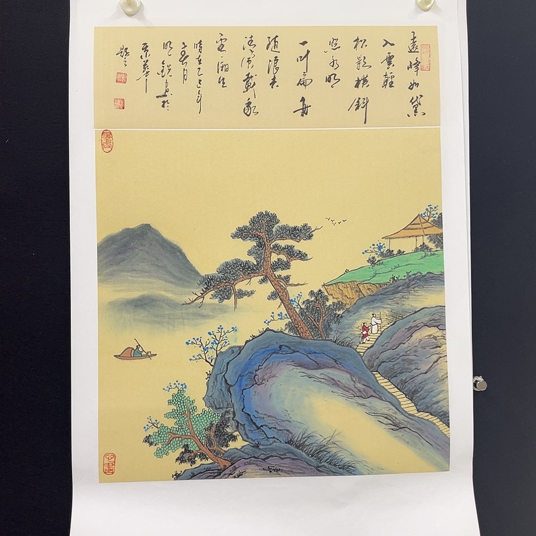 国画手绘国画，精品山水