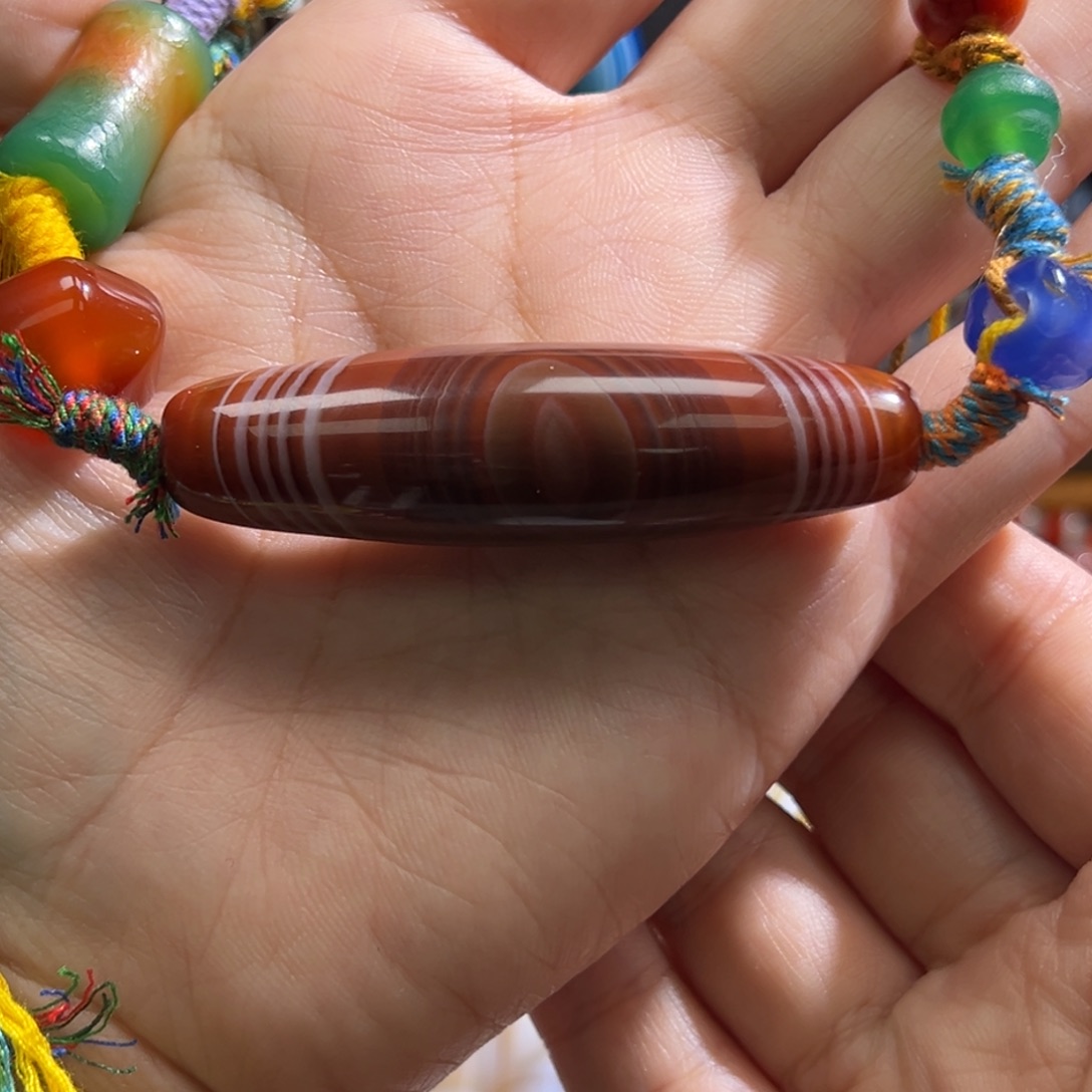 玛瑙/玉髓合金颈饰