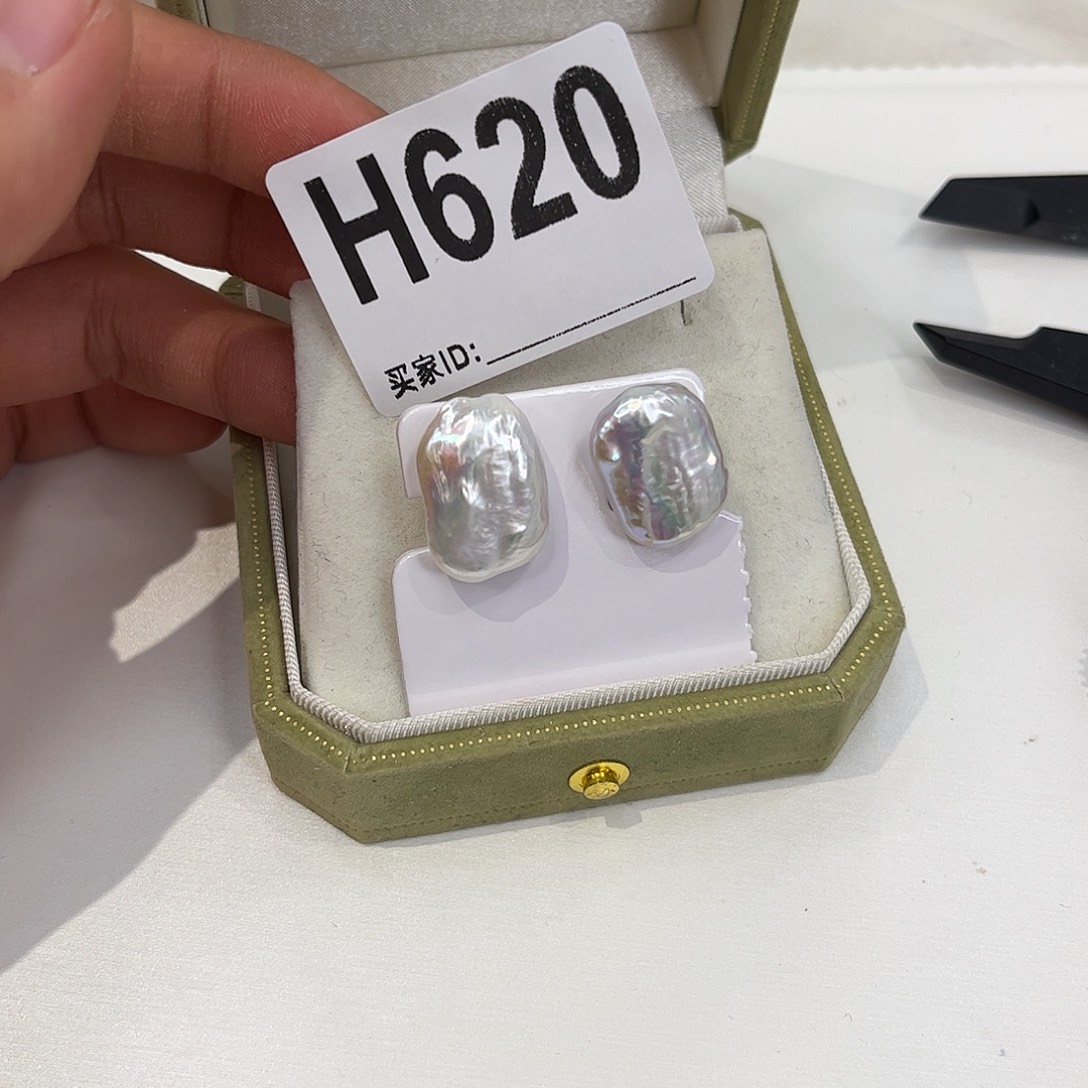 淡水珍珠耳饰银S925镶嵌