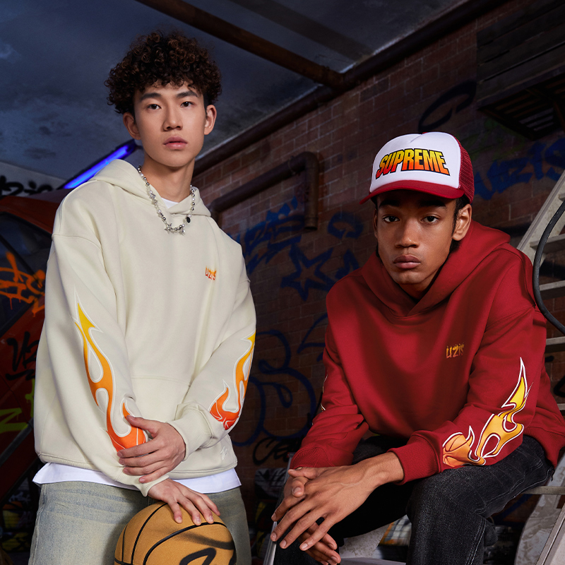 有志者UZIS 169两件卫衣元旦活动合集美式篮球运动男休闲套头衫