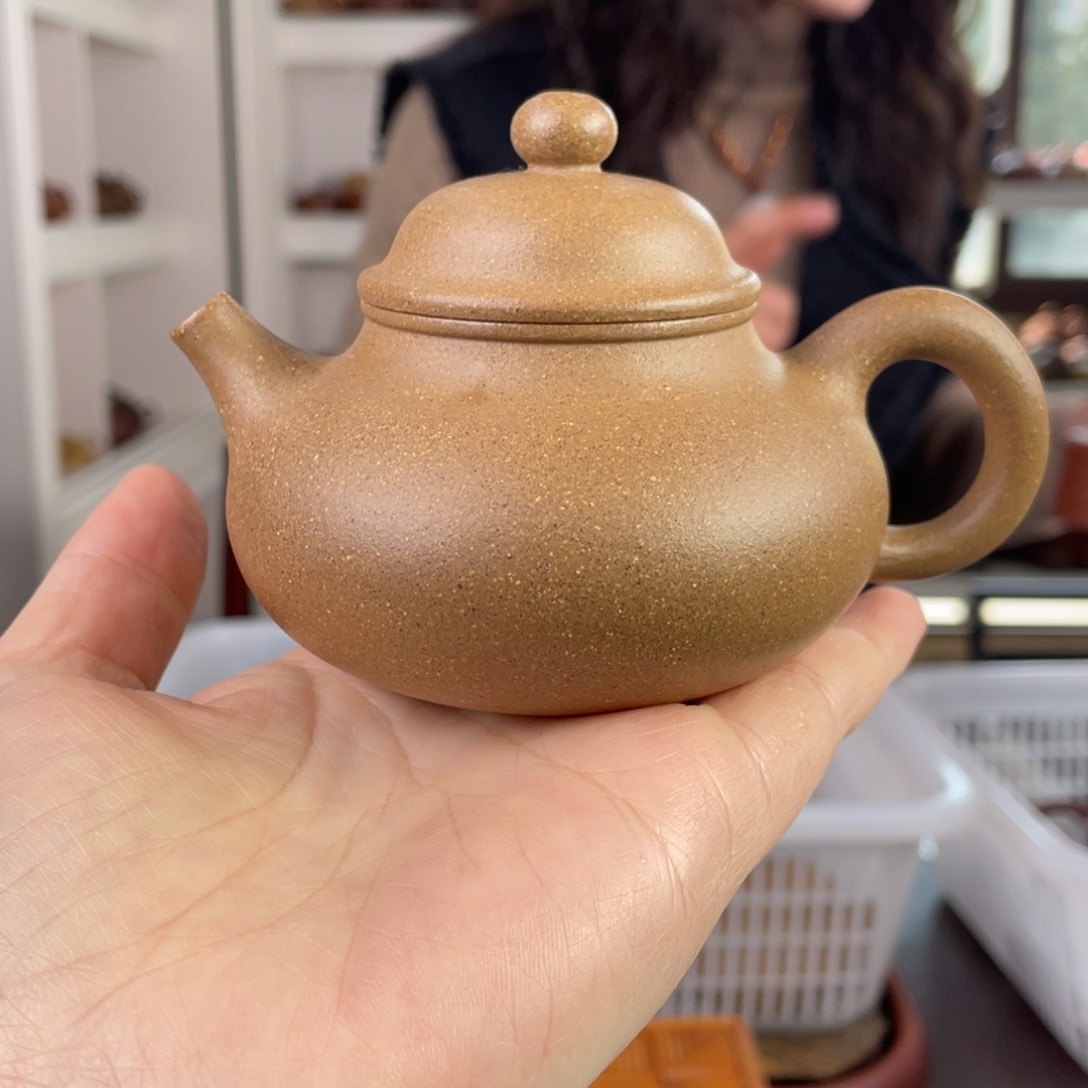 紫砂茶壶段泥容天180cc