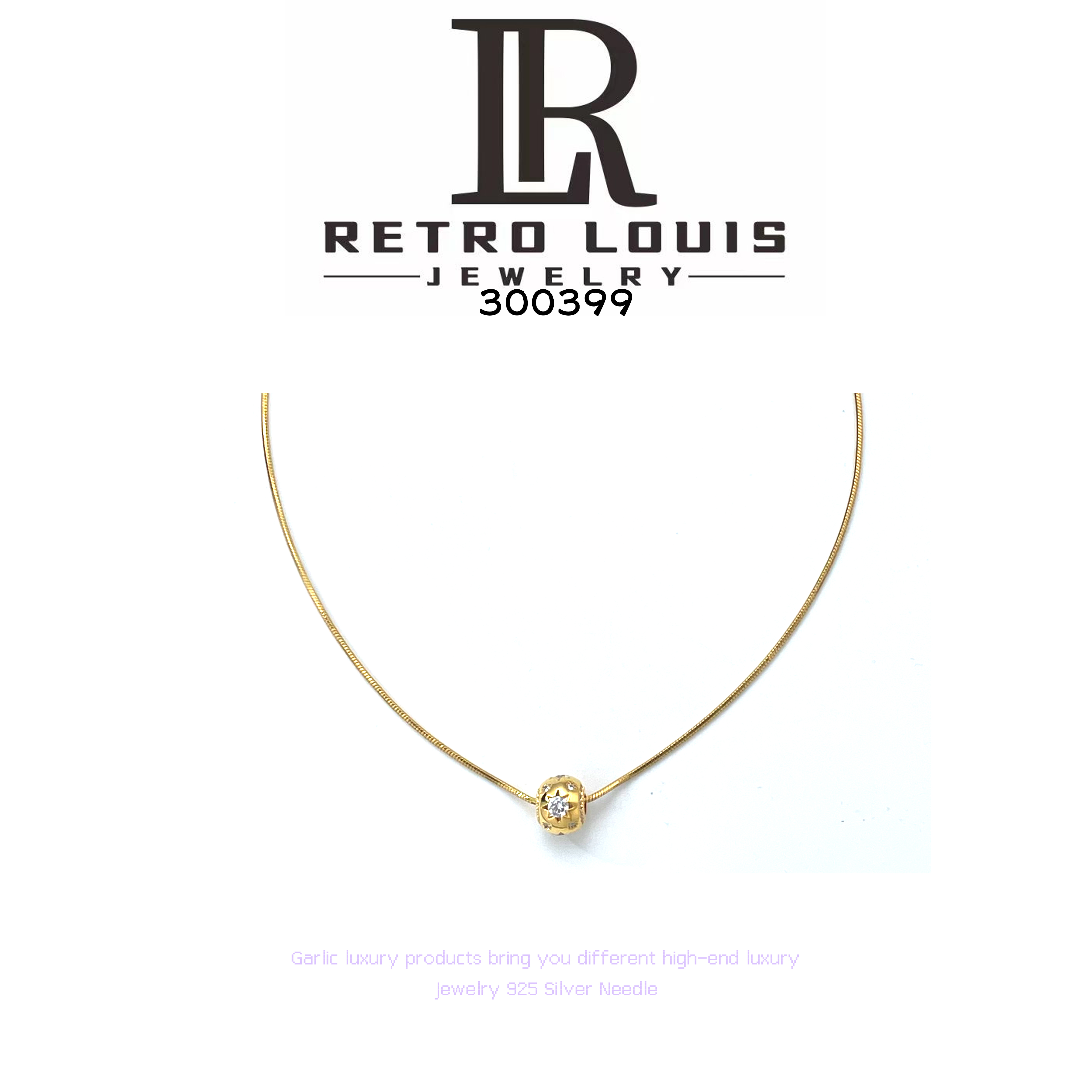 铜合金项链 RETRO LOUIS 项链~300399   J 