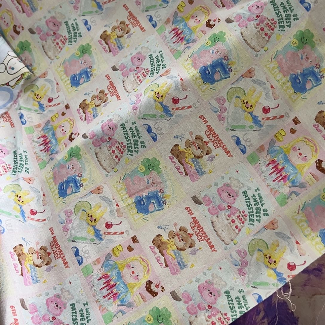 棉福袋一米价纯棉平布1.1米宽果子f