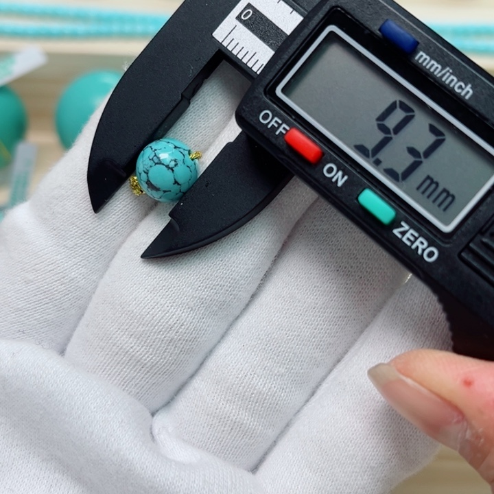 绿松石圆珠未镶嵌