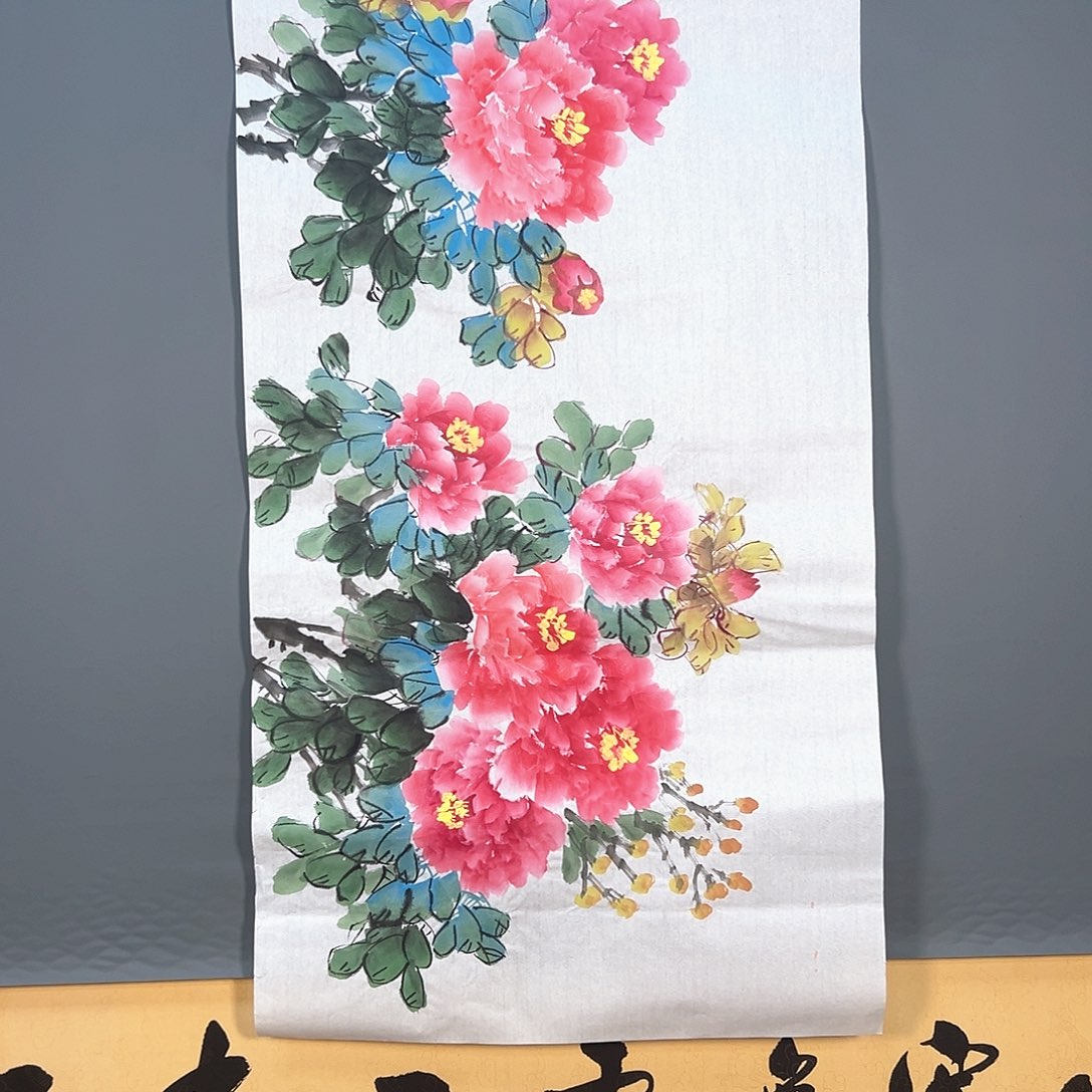 国画218 花鸟和蝴蝶都会成为