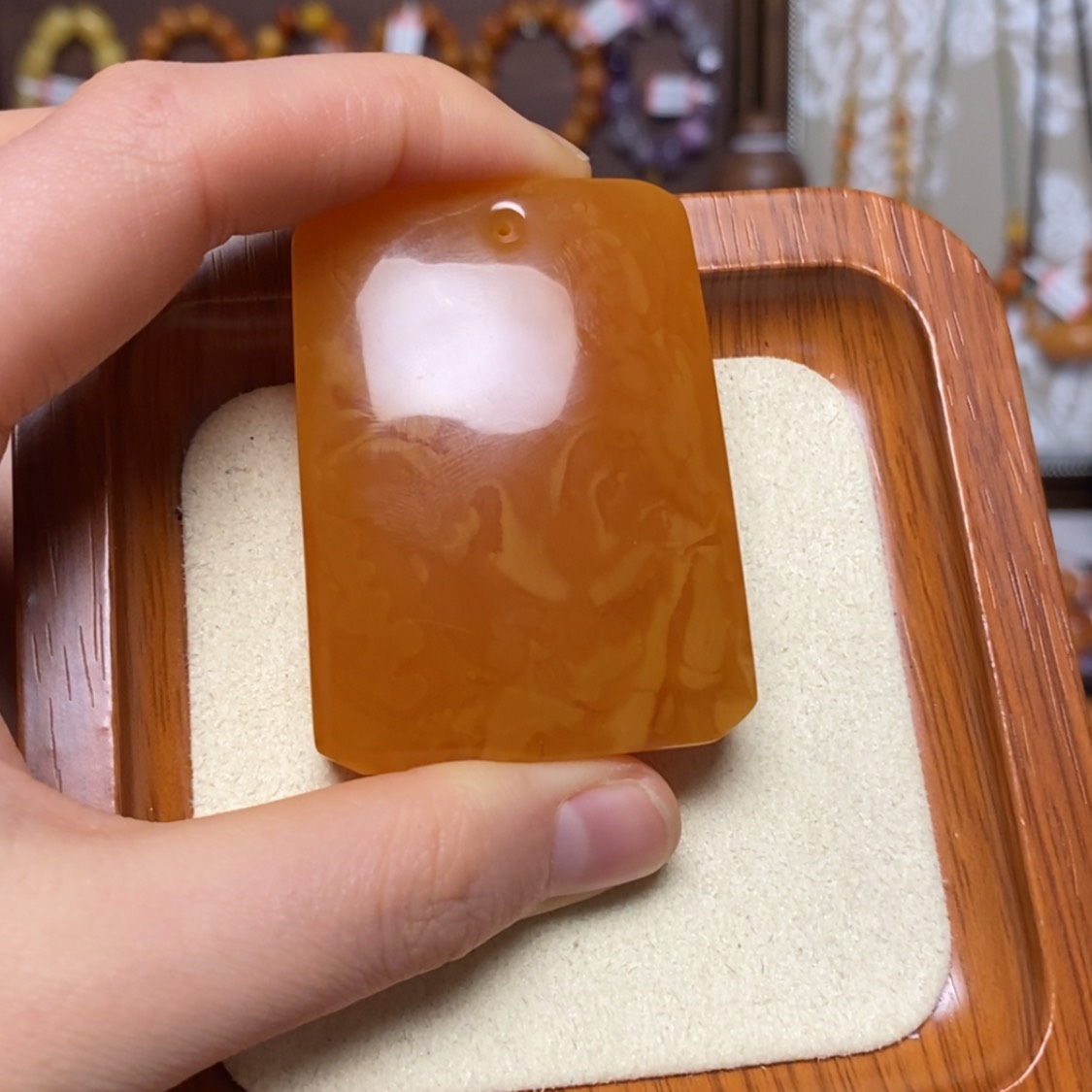 【闪购商品】蜜蜡颈饰未镶嵌项链