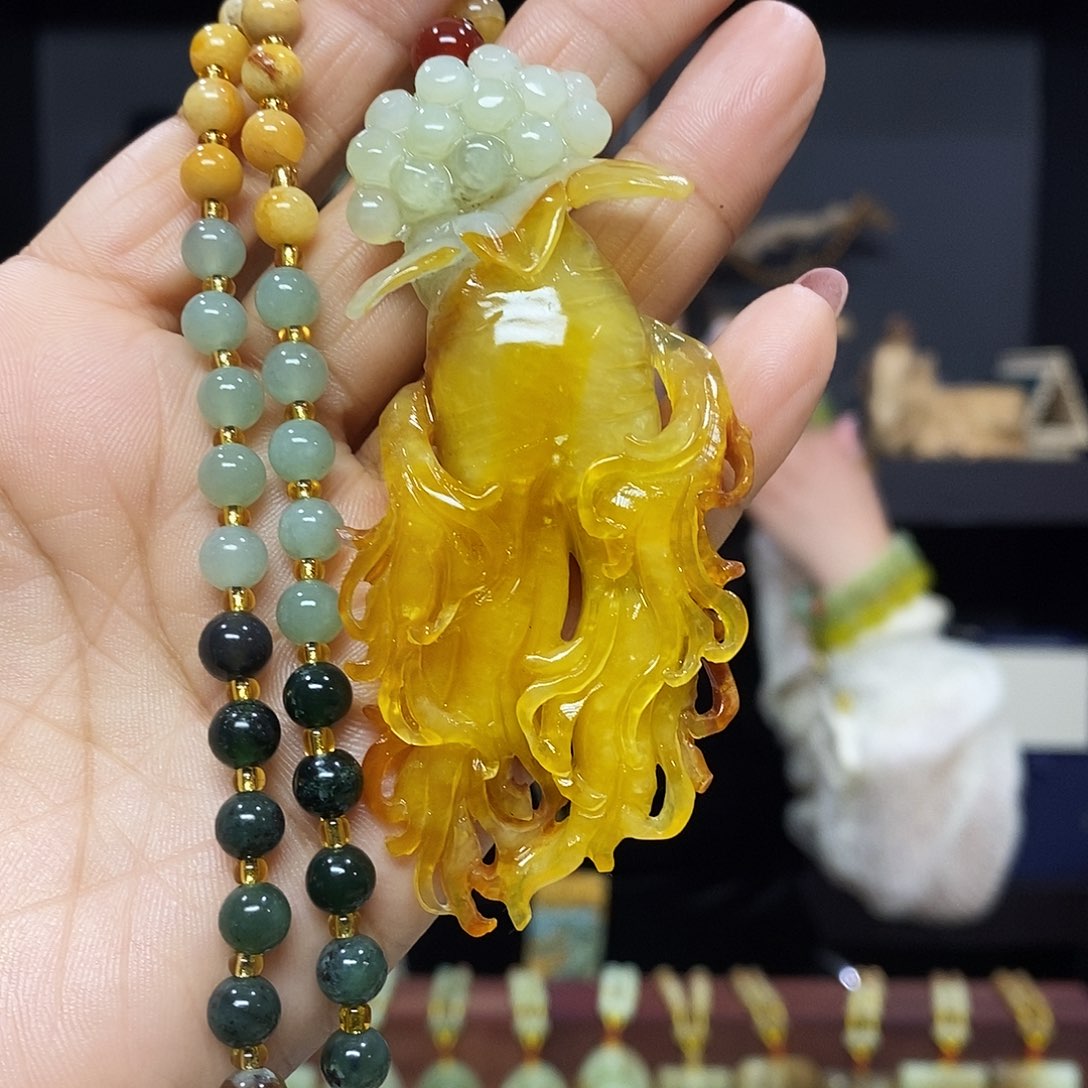 岫玉挂件吊坠未镶嵌