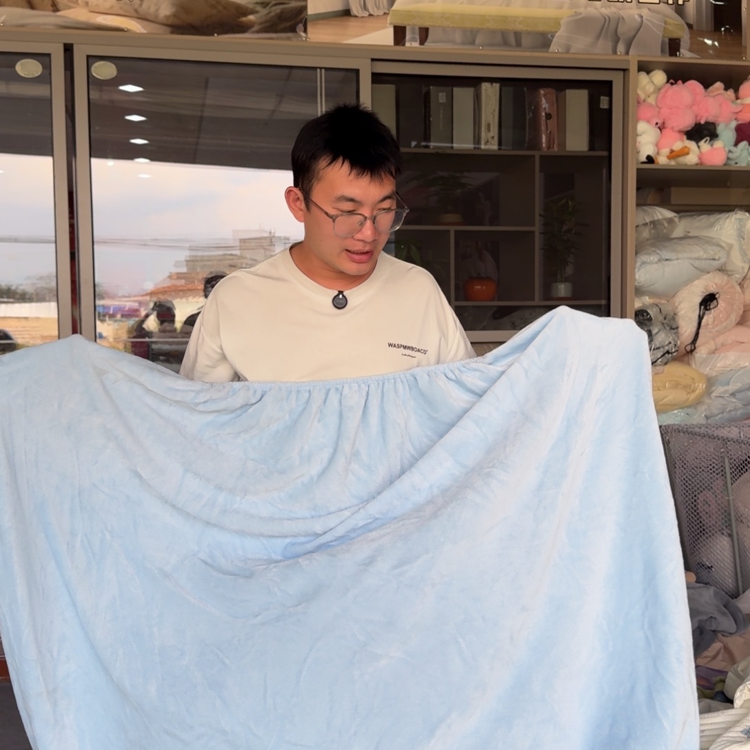 绵羊毛一米八绒床笠