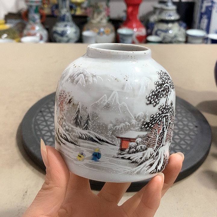 摆件陶博古架陶瓷摆件