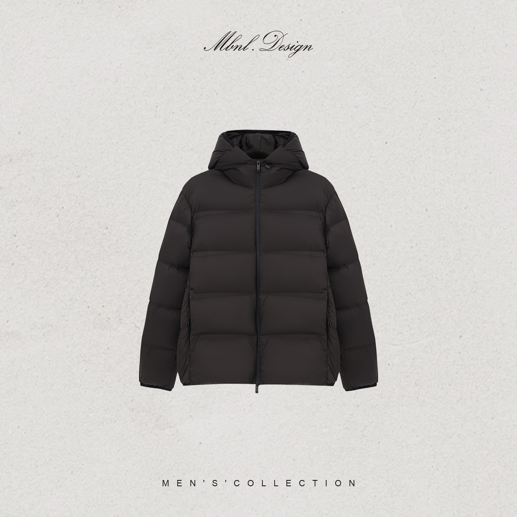 MBNL-F「Masac羽绒」秦磊男装白鹅绒特殊纹理羽绒服LL-WYR7005