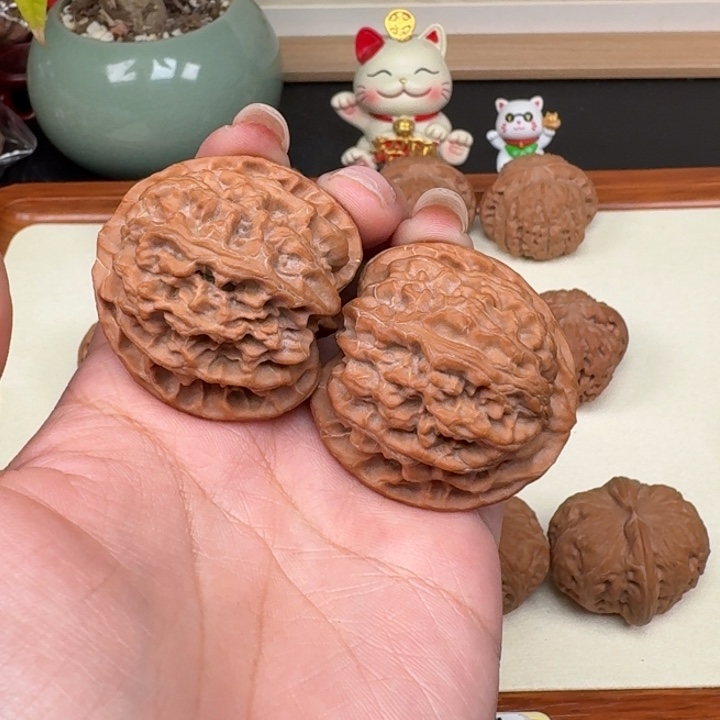 R***Q文玩核桃把件全品苹果40