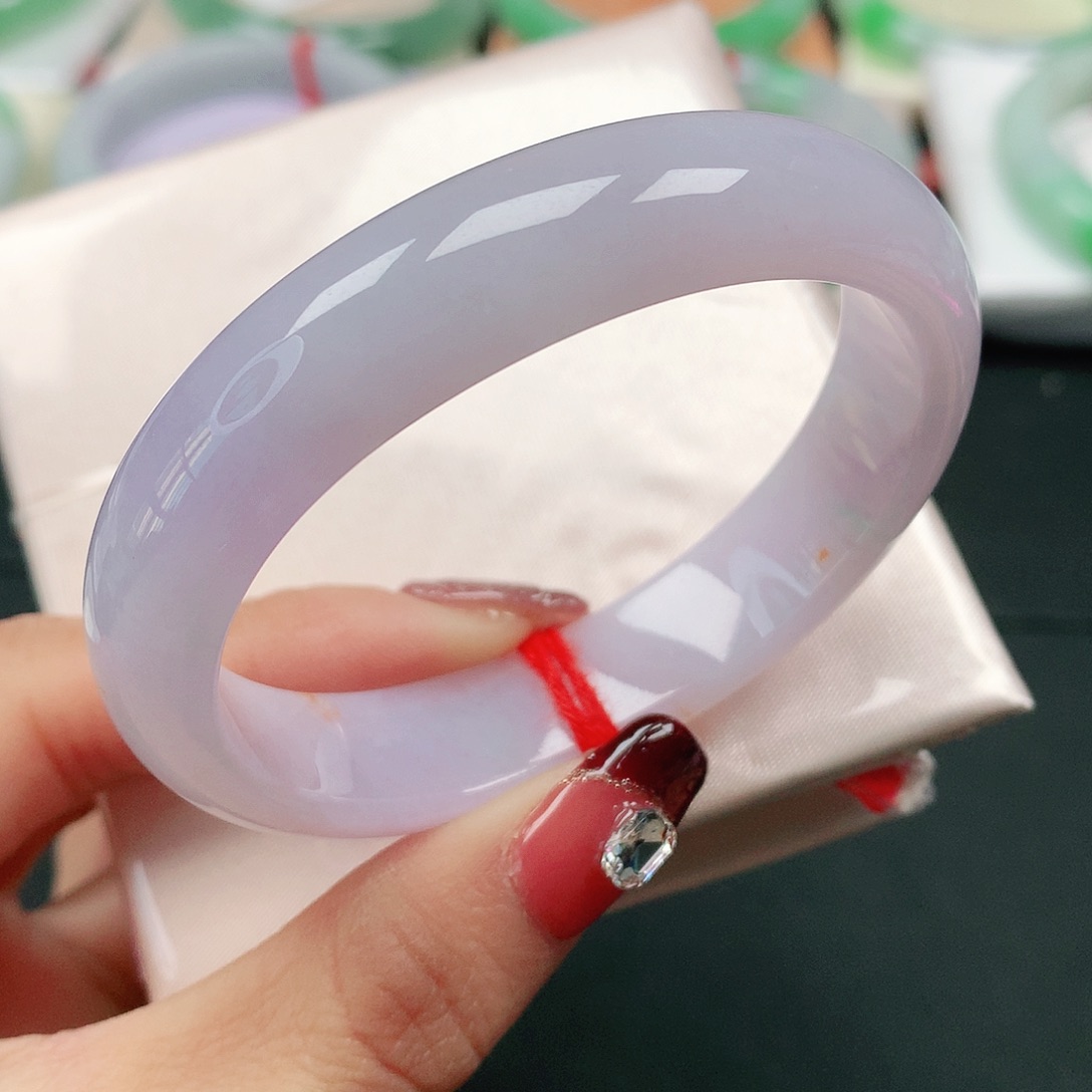 翡翠手镯（贵妃镯）未镶嵌天然翡翠手镯53