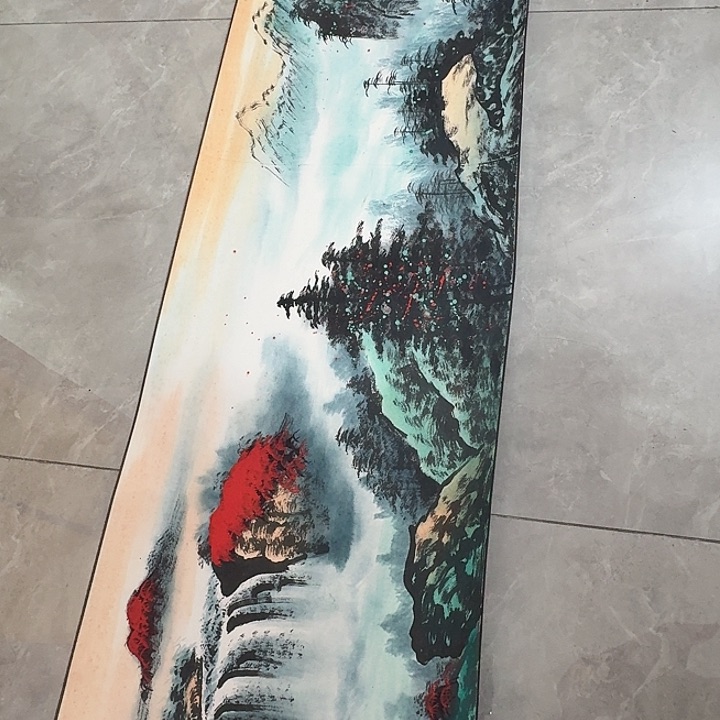 国画黄春香国画长卷山水尺寸1000*50