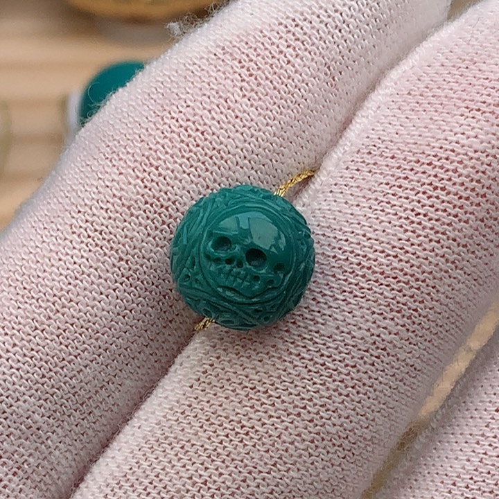 【闪购商品】绿松石直径10.8未镶嵌，*园