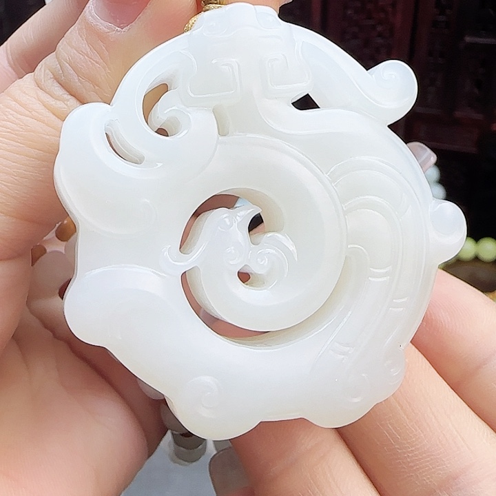 和田玉挂件未镶嵌清*定制发货