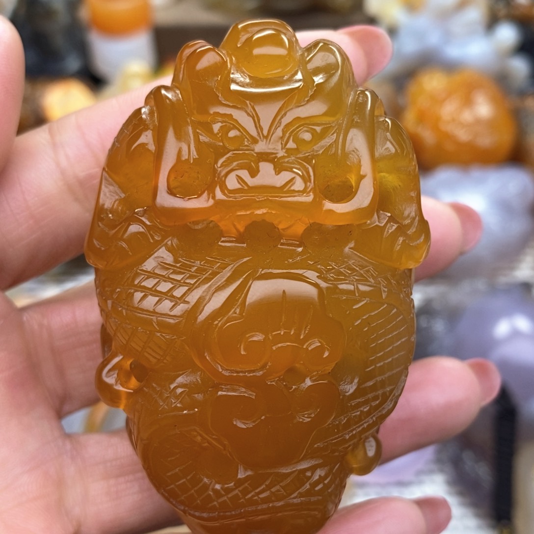 玛瑙/玉髓把件未镶嵌