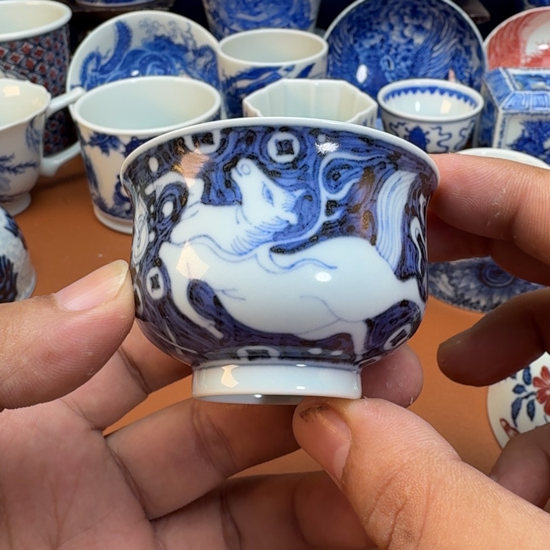 杯子景德镇全手工手绘陶瓷