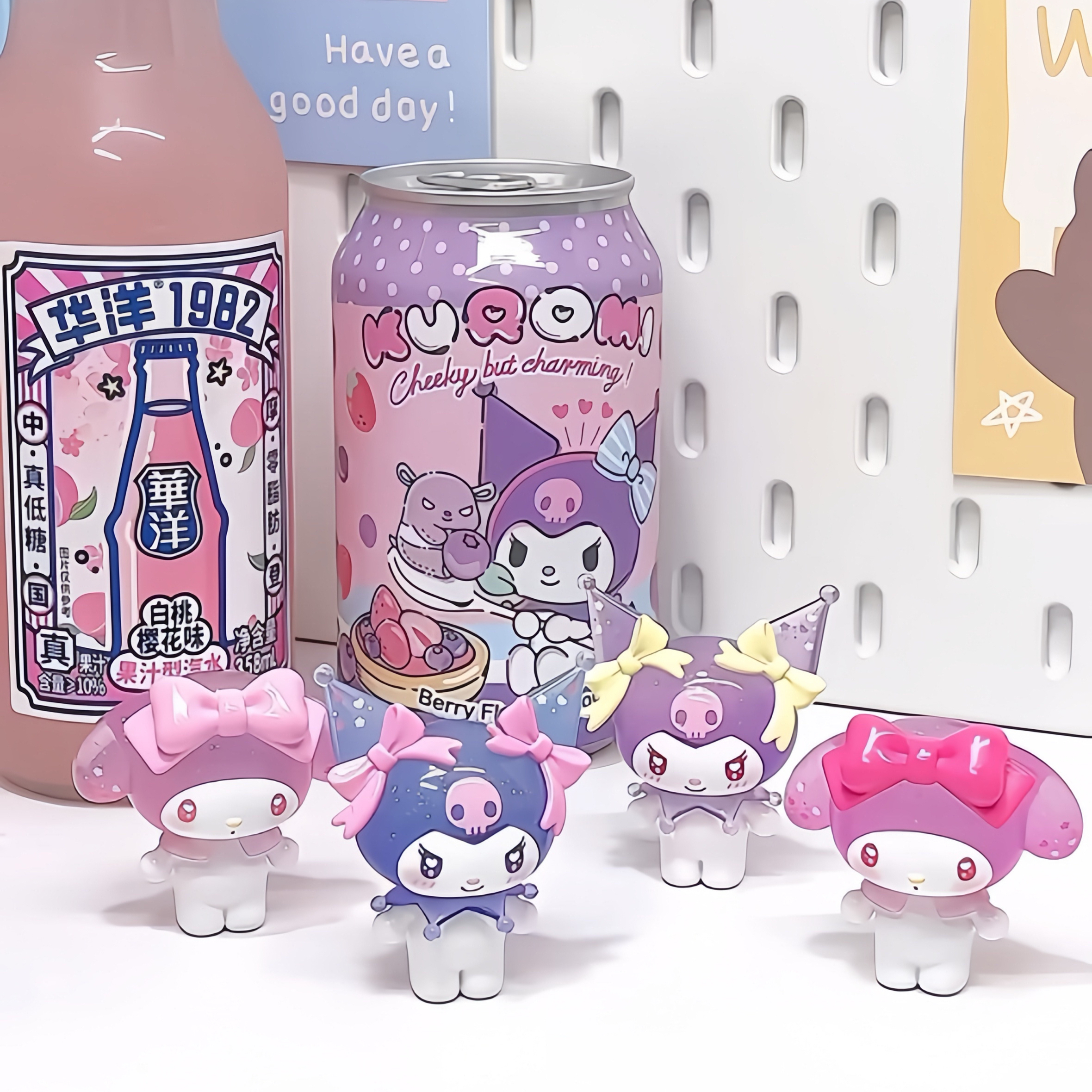 【拆盒】TOPTOY三丽鸥波子汽水系列潮玩萌粒美乐蒂库洛米盲盒