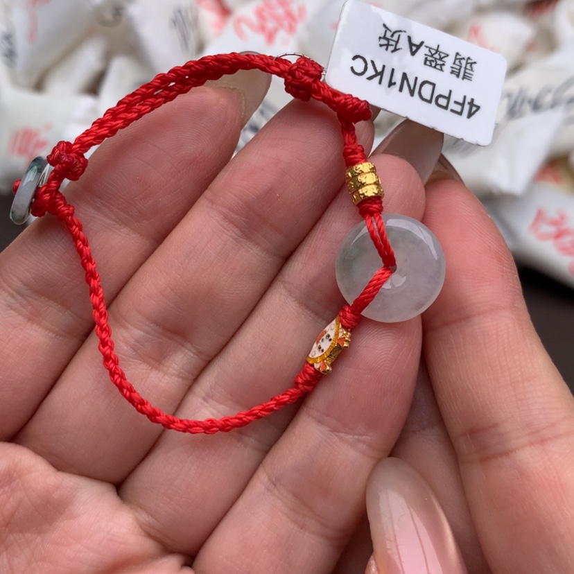 【闪购商品】翡翠手绳银S925镶嵌一