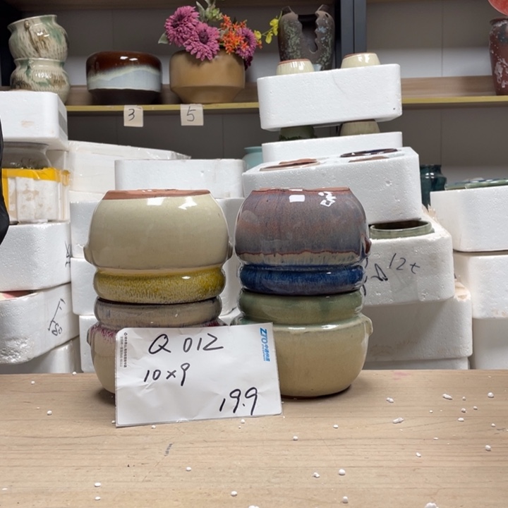 粗陶多肉花盆微瑕012