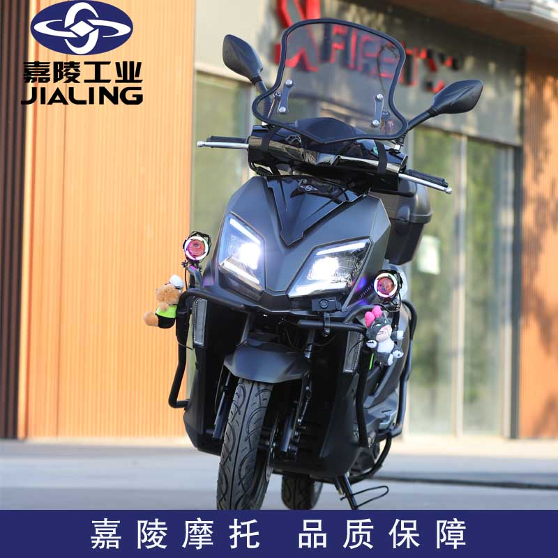 全新国四电喷嘉陵牌原装悦来UY125C燃油踏板摩托车整车女装可上牌