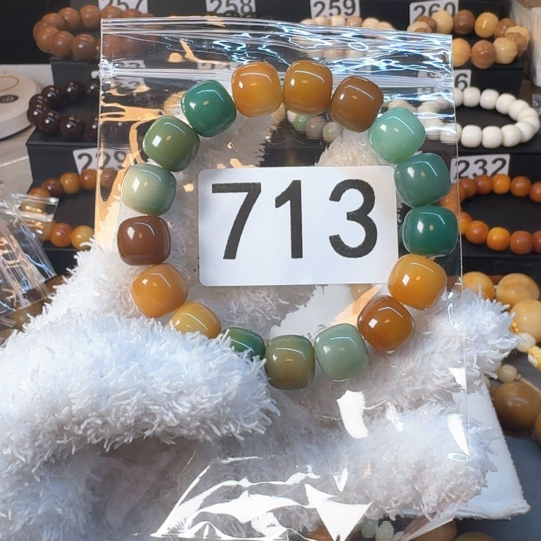 菩提根/象牙果手串13尺寸玉化