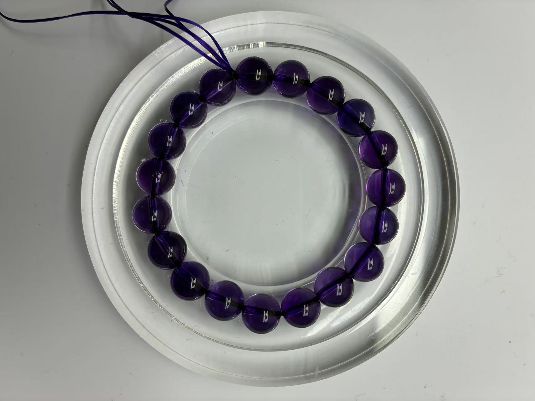 紫水阿赛手串10mm简约款