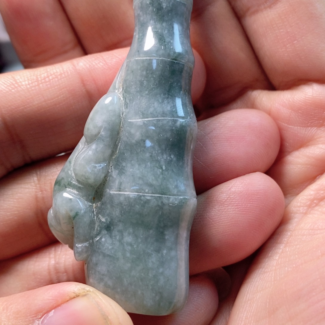 翡翠把件未镶嵌天*下缅甸翡翠A货把件