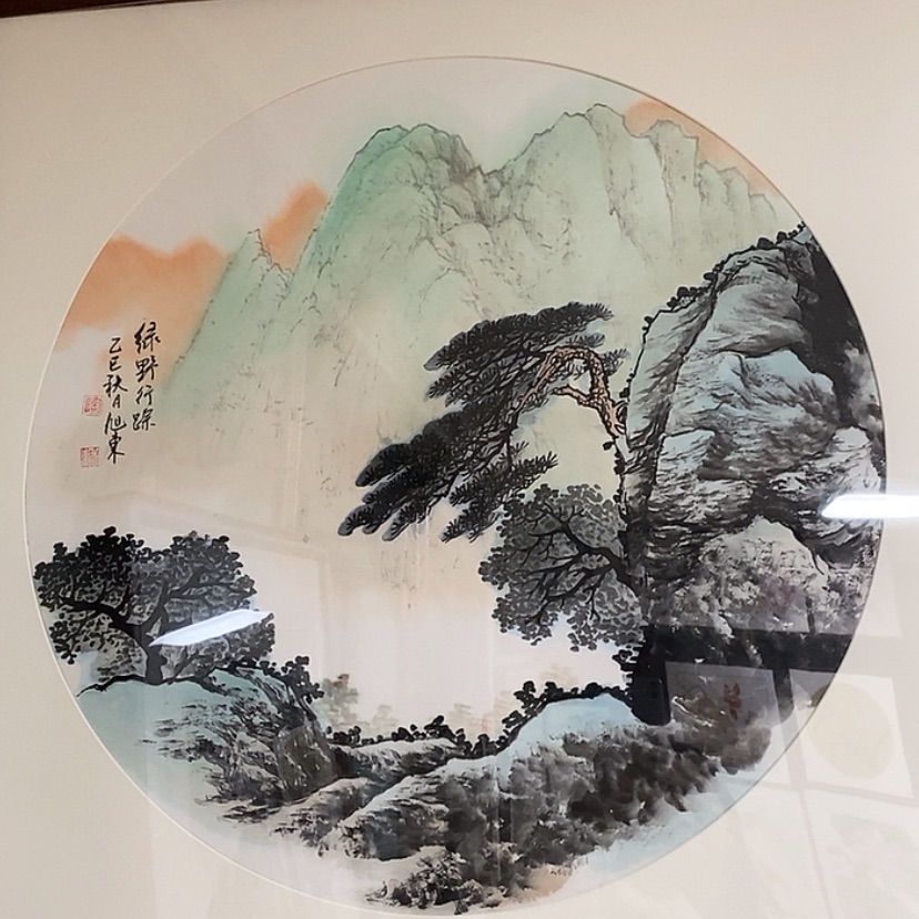 【闪购商品】国画手绘国画带框72.72