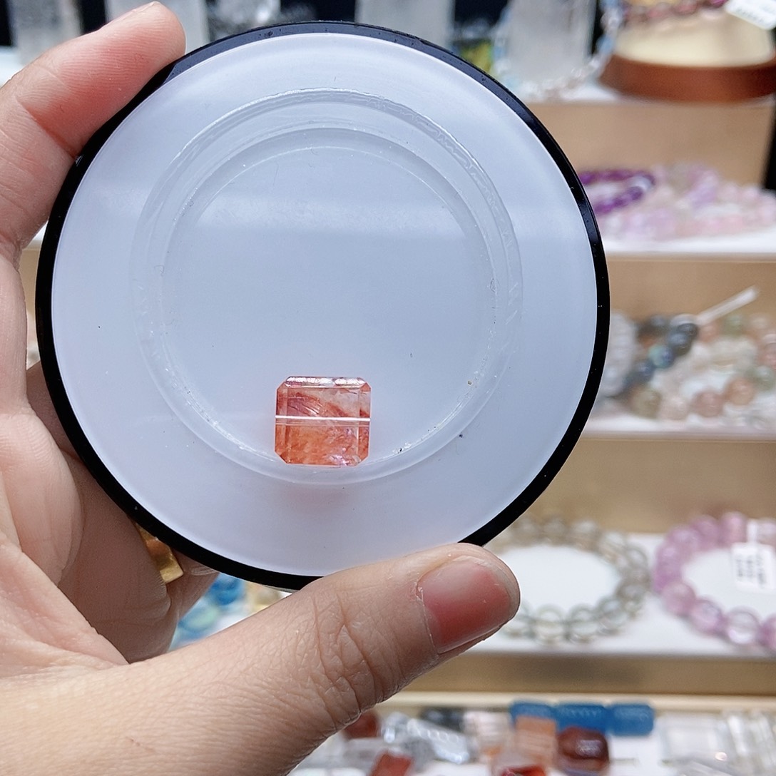 水晶手串未镶嵌柒*胶花方糖