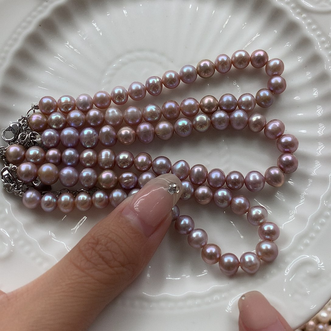 淡水珍珠6-7未镶嵌a125手链