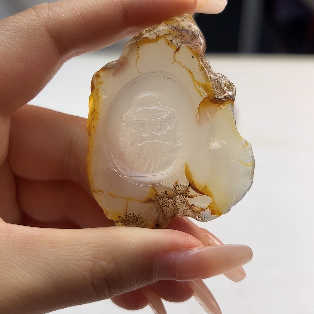 玛瑙/玉髓合金颈饰