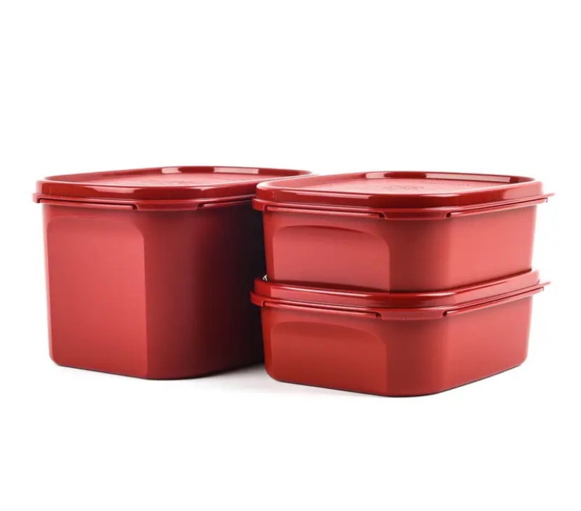 Tupperware/特百惠0.85L/1.9L喜洋洋腌泡3件套泡菜盒果醋发酵素盒