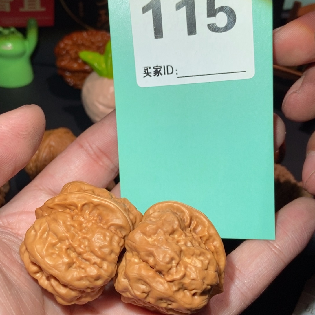 文玩核桃把件世****结115蛙蛙