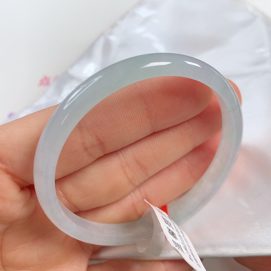 翡翠手镯未镶嵌 正圈①②④