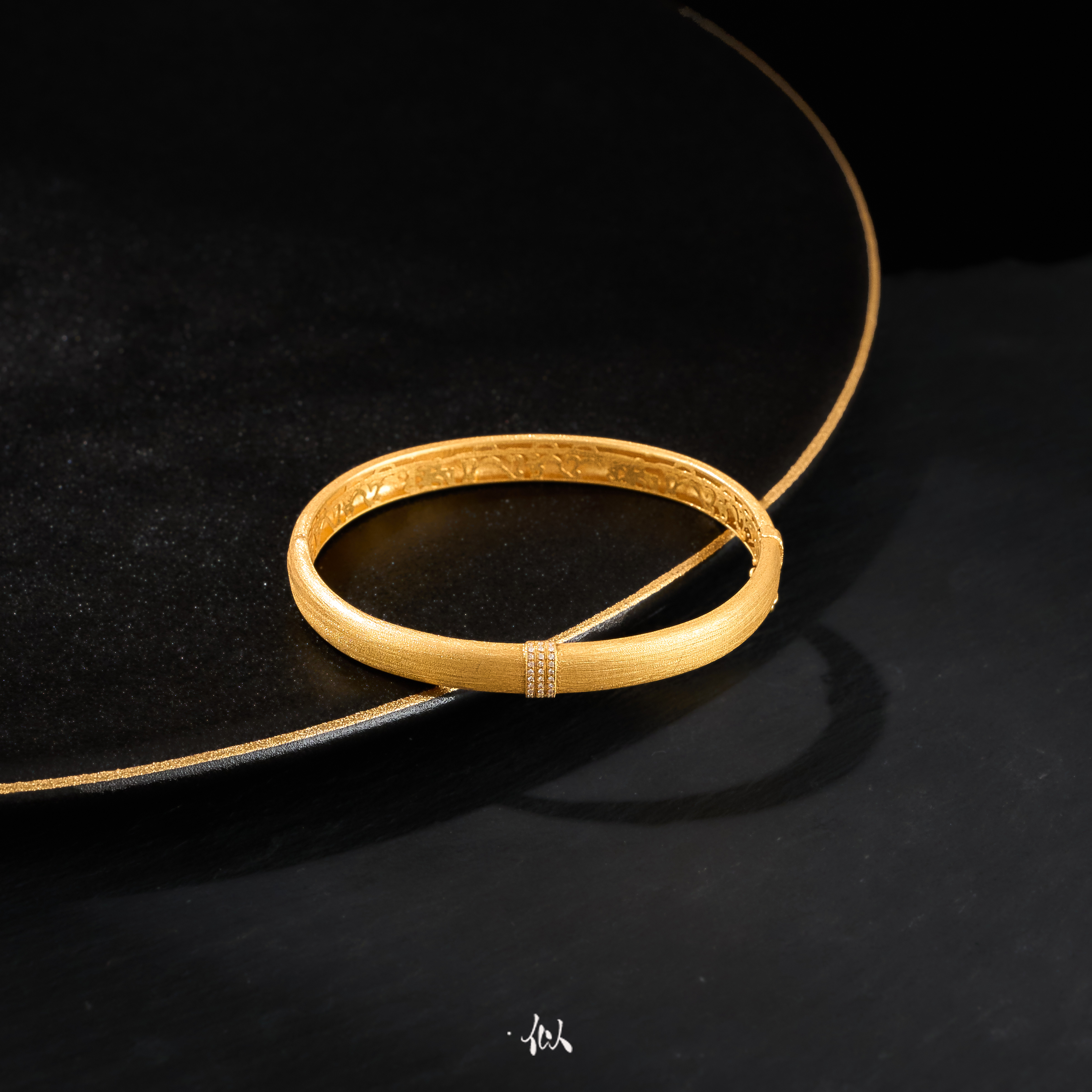 【慈佑】·似梓珠宝· 18k金度母手镯  SZMDCYF006