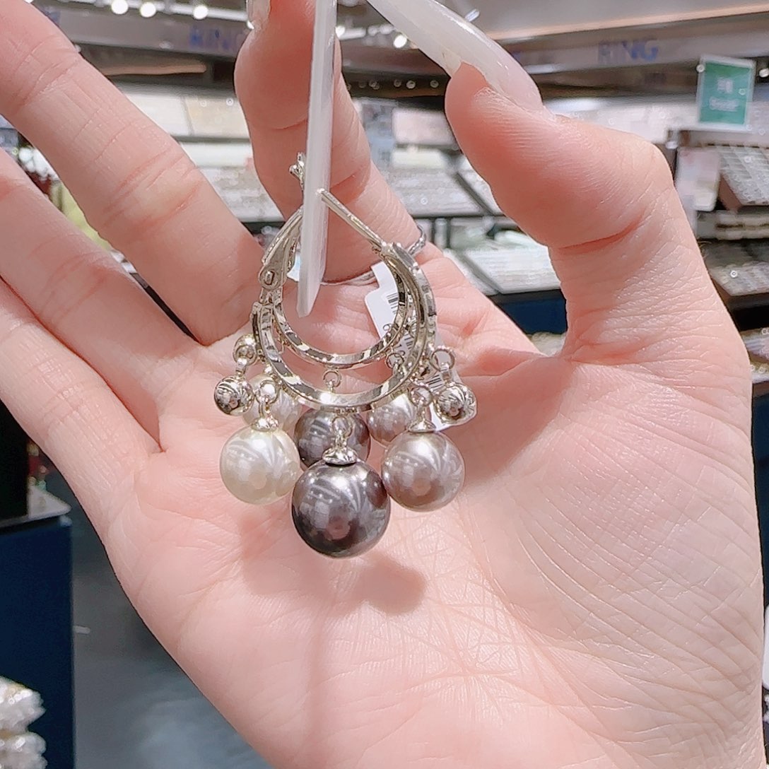 锆石铜合金925银耳环