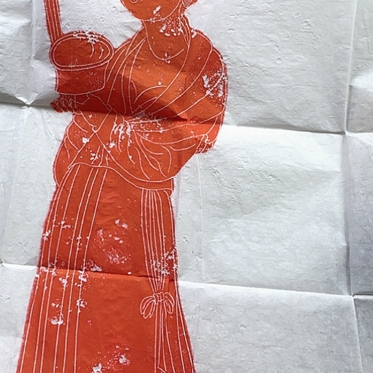 拓片用纸其他聚宝盆仕女