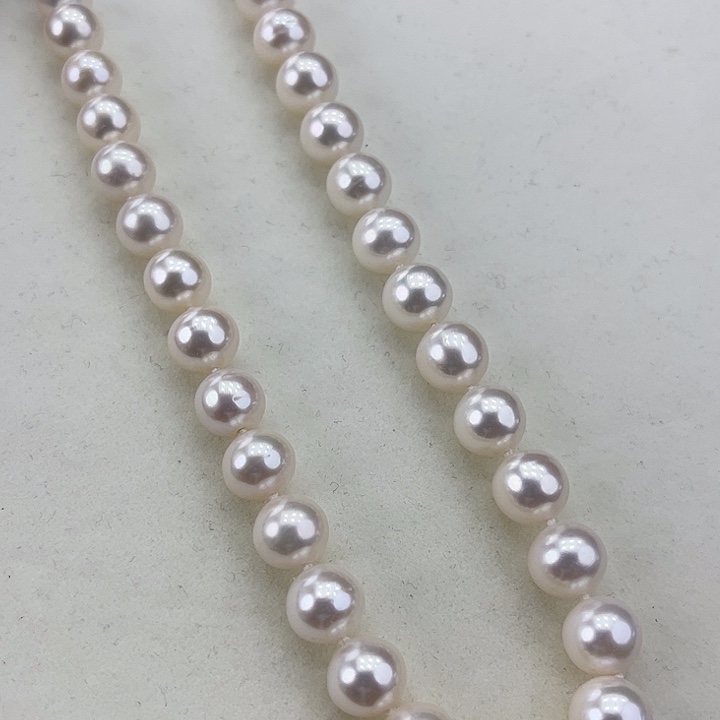 淡水珍珠颈饰银S925镶嵌卡10➕极光炫彩天女粉