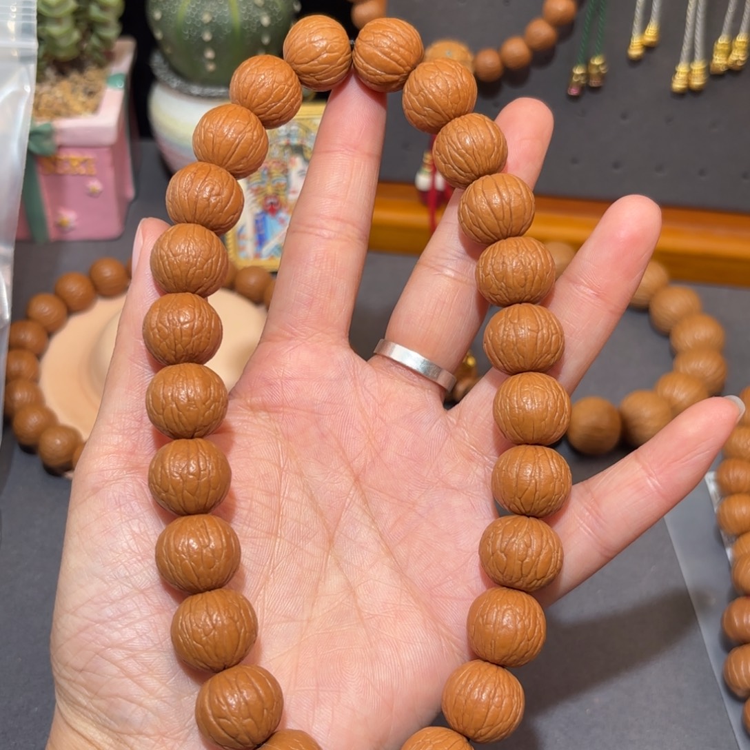 猴头核桃吊坠聚宝盆全品手持15-16➕