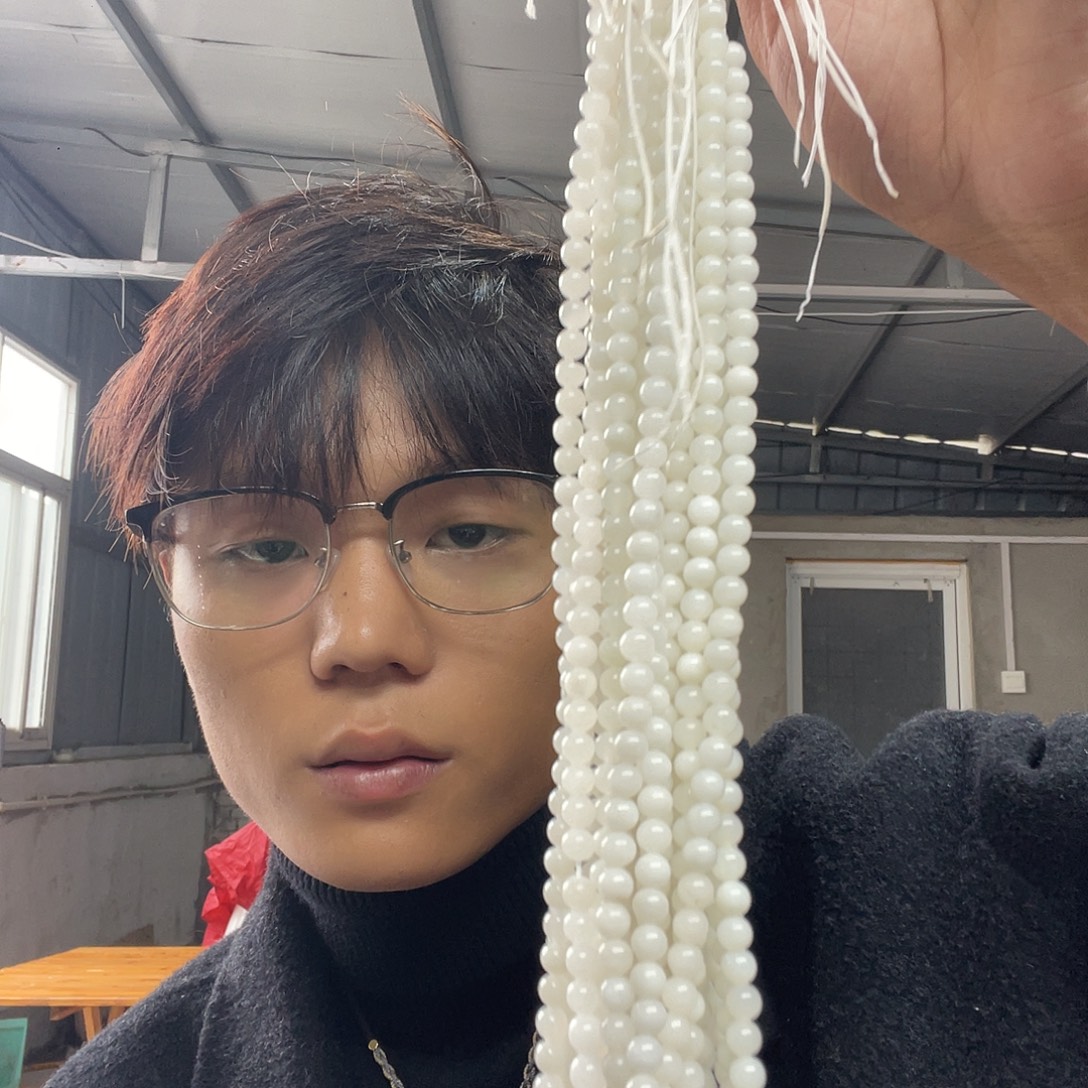 瑞***祥颈饰未镶嵌和田玉青海白玉108