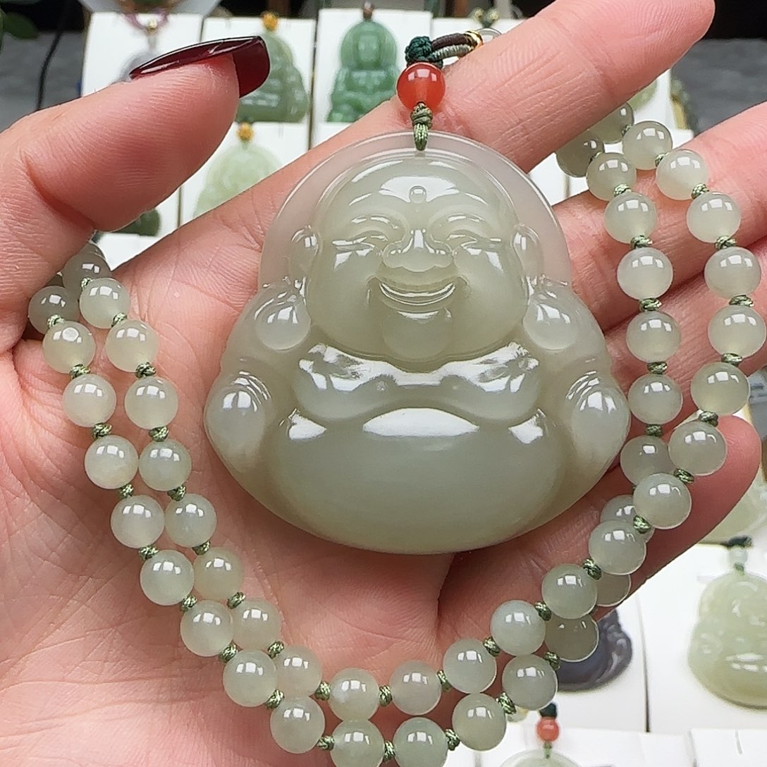 和田玉颈饰未镶嵌50