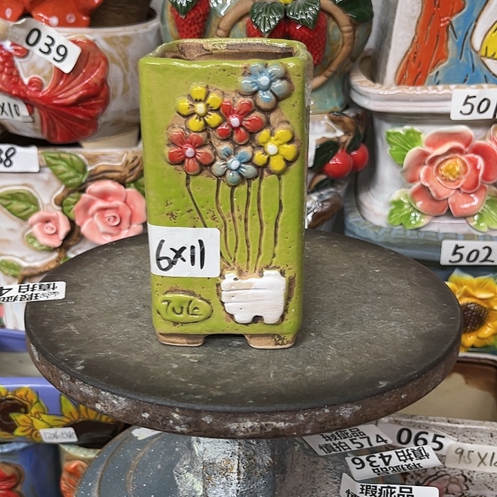 粗陶材质多肉花盆