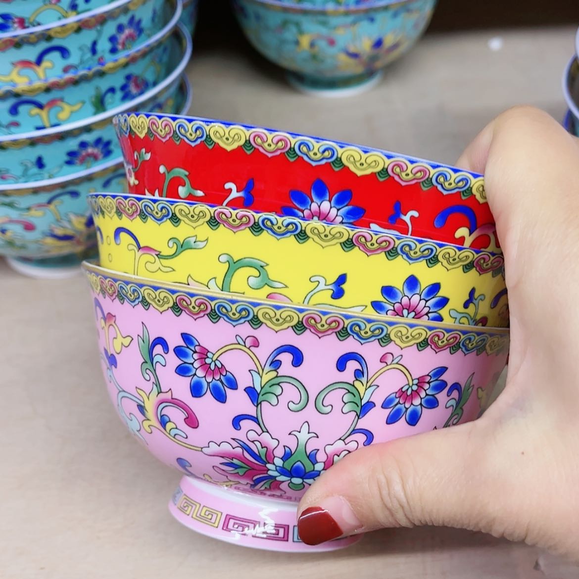 【闪购商品】骨瓷5寸6个…………………………