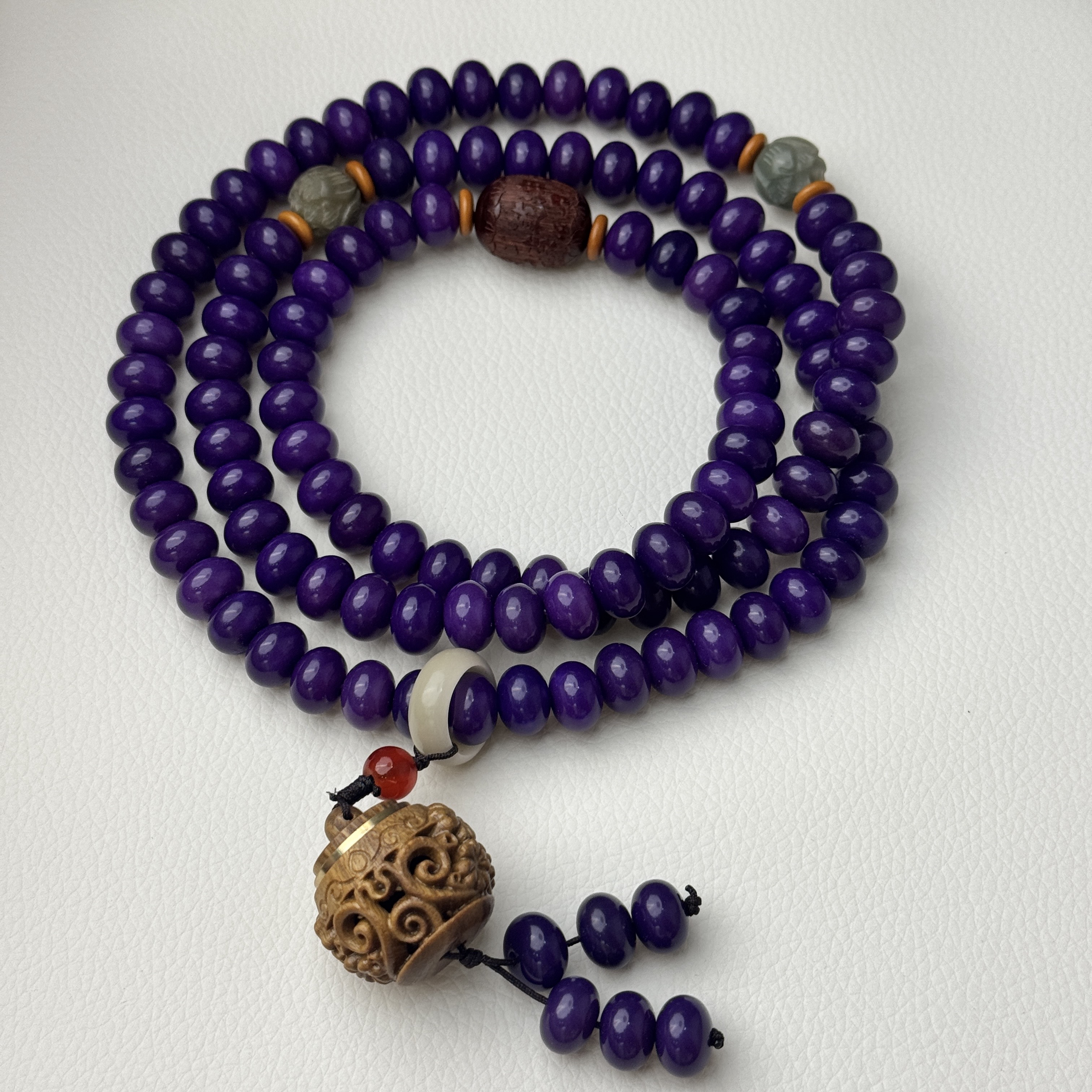 紫菩提108颗带香囊-无礼盒-@@YS1272