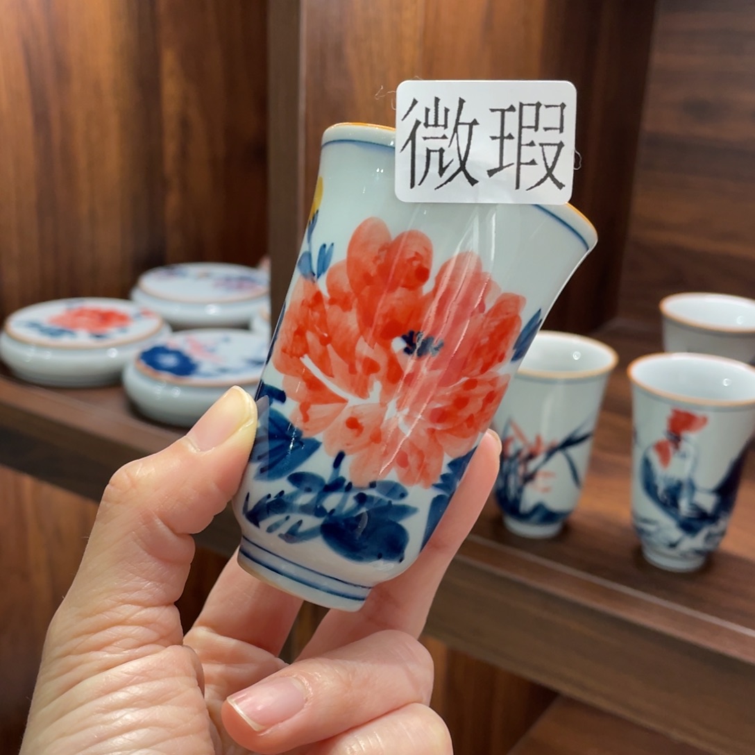有瑕釉下彩纯手绘