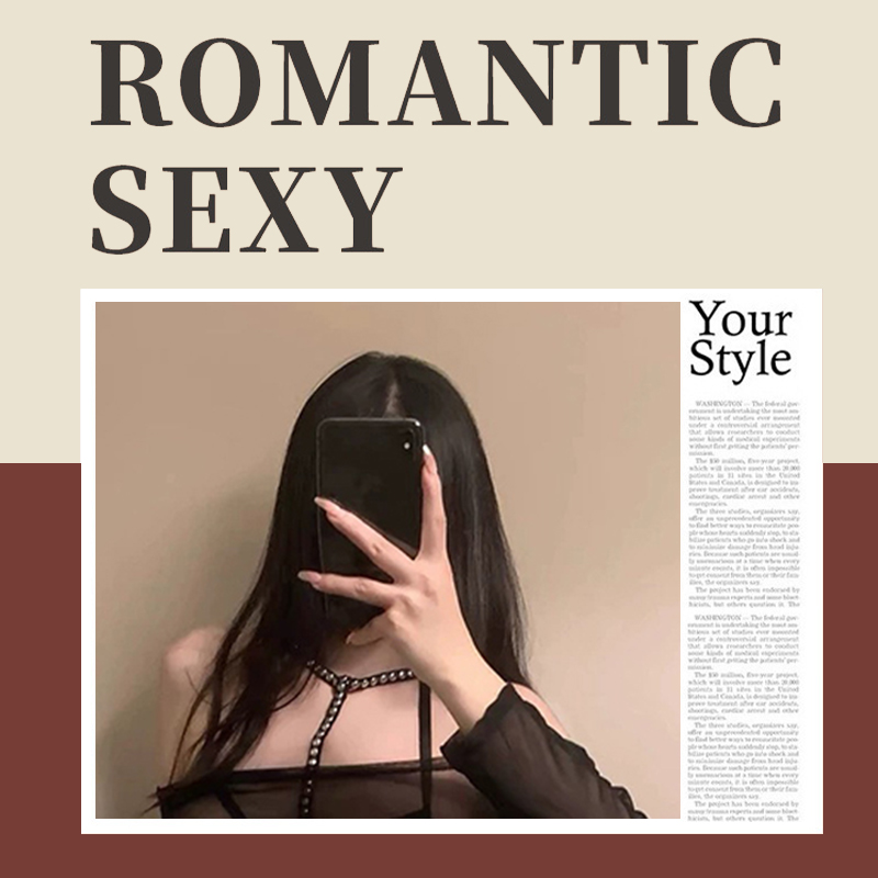 SICONG 若隐若现网红轻奢气质高级感女士睡裙睡衣家居服DX1